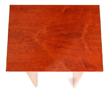 Custom designed convertible occasional table by 
																			Enzo Bellini