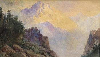 Mountain range by 
																			Henry L A Culmer