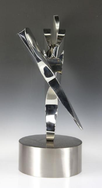 Modern sculpture by 
																			Michael Oguns