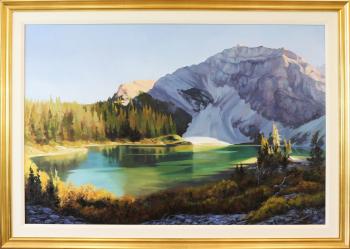 Mount ward and window mountain lake (Crowsnest pass area, Alberta) by 
																			Alice Saltiel-Marshall