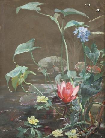 Lily Pond by 
																			William Mussill
