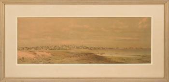 View of Nantucket Town from Monomoy by 
																			Wendell Ferdinand Macy