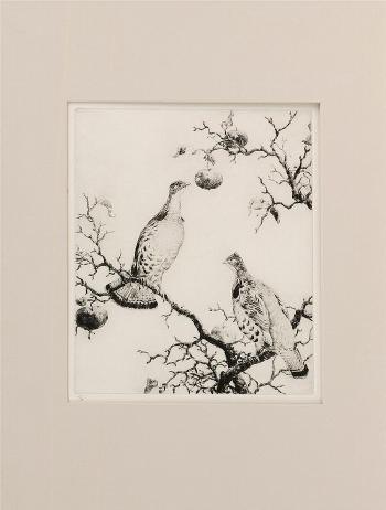 Two Grouse by 
																			Aiden Lassell Ripley