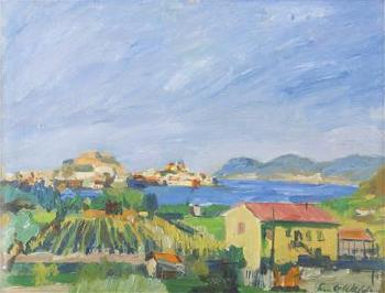 Blick auf Portoferraio auf der Insel Elba by 
																			Erwin Lutz-Waldner
