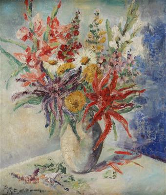 Blumenstrauß in Vase by 
																			Rudolf Raimund Ballabene