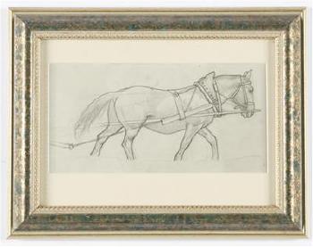 Pflug; Pferd by 
																			Wilhelm Dachauer