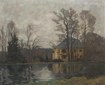 A Villa by the Water by 
																	Alfred Nickisch