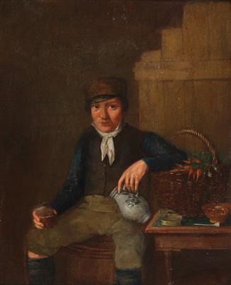 Farmer in the Parlour by 
																			Johann Michael Neder
