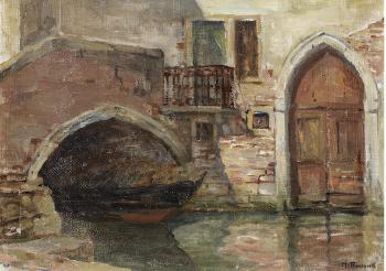 View of Venice by 
																	Moustapha Farroukh