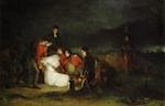 The Burial of Sir John Moore after Corunna by 
																			George Jones