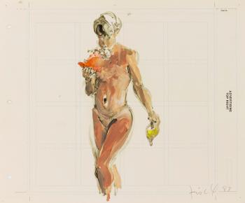 Study for Pizza Eater by 
																	Eric Fischl