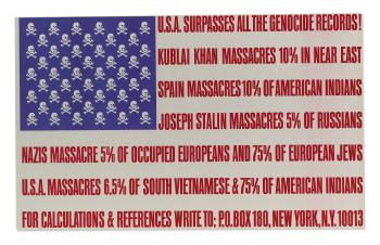 U.S.A. Surpasses All The Genocide Records! New York, Ca. 1966-1968 by 
																	George Maciunas