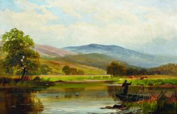 On The Lledr, Ponty Pant, North Wales by 
																			Arthur W Redgate