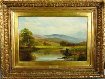 On The Lledr, Ponty Pant, North Wales by 
																			Arthur W Redgate