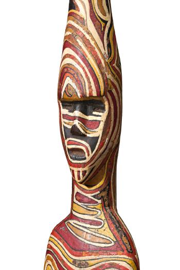 Untitled (ceremonial figure) by 
																			 Aboriginal School