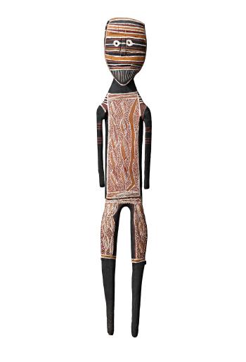 Untitled (ceremonial Mokuy figure) by 
																			 Aboriginal School