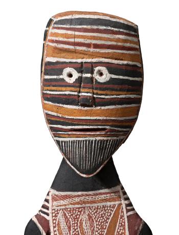 Untitled (ceremonial Mokuy figure) by 
																			 Aboriginal School