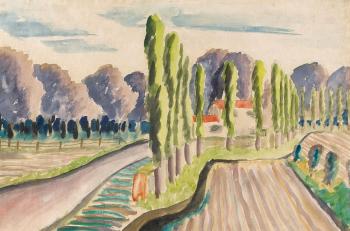 French Countryside by 
																	Peter Purves-Smith