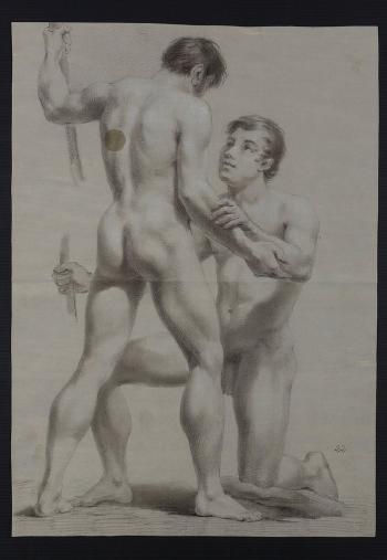 Dos jóvenes desnudos by 
																	Jose Camaron Melia