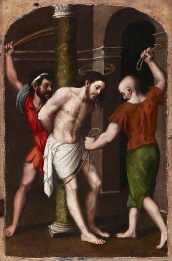 Flagelación de Cristo by 
																	Joan Macip