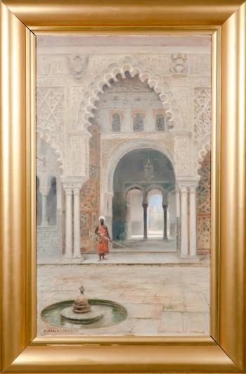 Alcázar of Seville by 
																			Frans Wilhelm Odelmark