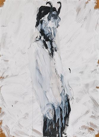 Bone XXXII (horned man) by 
																	Peter Raneburger