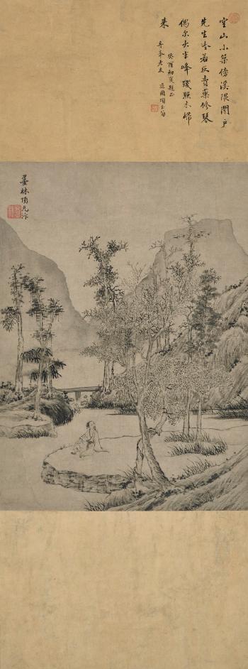 Recluse along the Creek by 
																	 Xiang Yuanbian