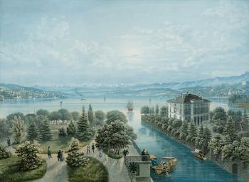 Lac de Zurich by 
																	Emanuel Labhardt