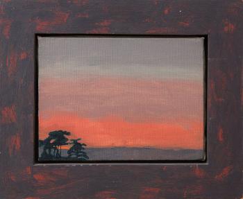 Roman Sunset by 
																			Graham Nickson