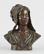 Buste de jeune zélandaise souriant by 
																	Joseph Alfred Van Gent