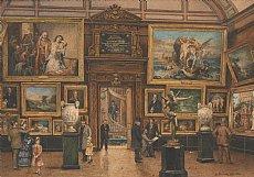La visite au musée de Lille by 
																	Adolphe Vasseur