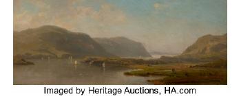 Hudson River Above West Point by 
																			Hermann Fuchsel