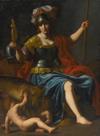 Bellona With Romulus And Remus by 
																	Alessandro Turchi
