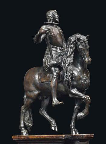 Statue of Gaspar de Guzman, known as the Count-Duke of Plivares by 
																	Francesco Fanelli