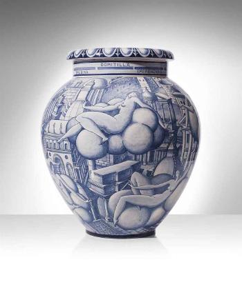 'Vaso Delle Donne Delle Architetture', An Important And Monumental Vase, 1923-1930 by 
																	Gio Ponti