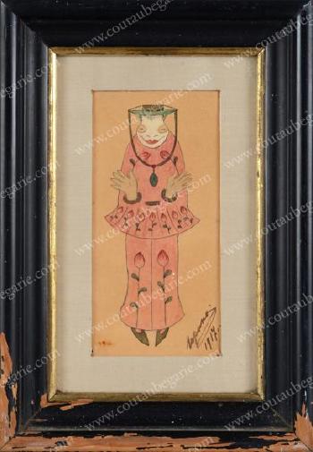 Femme à la robe rose by 
																	 Princess Irina of Russia