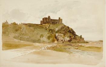 Harlech Castle, North Wales by 
																	Joshua Cristall
