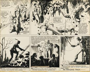Flash Gordon, Sunday Page - 4 juillet 1937 by 
																	Alexander Gillespie Raymond