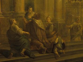 Paesaggio ideale con scena di sacrificio (Salomone dinanzi ad un idolo pagano) by 
																			Antonio Rossi