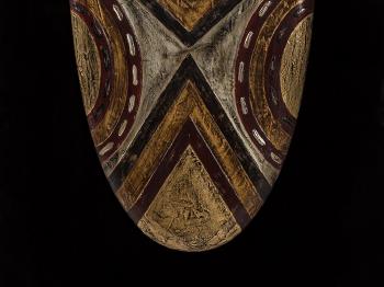 Pair of African Shields by 
																			Aldo Tura