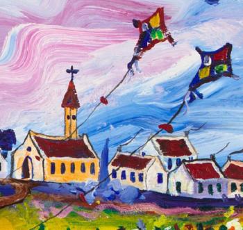 Flying Kites by 
																			Jan Hendrik Viljoen