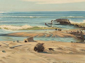 Wrack at Skagen by 
																			Carl Milton-Jensen