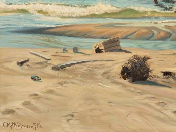 Wrack at Skagen by 
																			Carl Milton-Jensen