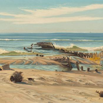 Wrack at Skagen by 
																			Carl Milton-Jensen