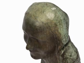 A woman's head by 
																			Pedro Zonza Briano