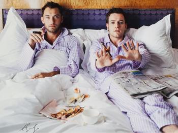 Jude and Ewan in bed by 
																			Lorenzo Agius