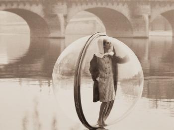 Simone, Seine, Paris by 
																			Melvin Sokolsky