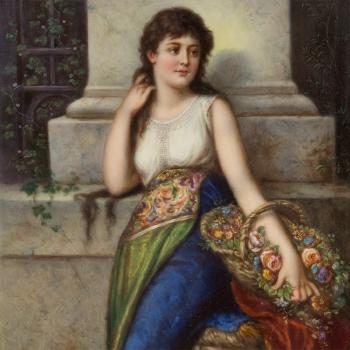 Flower Girl by 
																			Louis Knoller