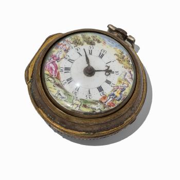 London pocket watch, watch number 8424 by 
																			 Edward Pamer