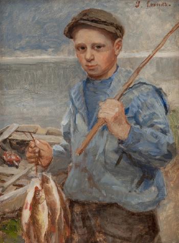 Fiskergutt by 
																	Jahn Ekenaes